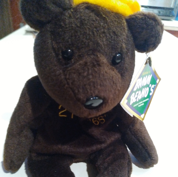 Sammy Sosa #21 & Roger Clemens #21 Bamm Beanos Beanie Baby Bears - Picture 5 of 16